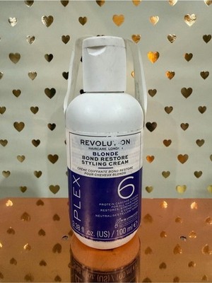 Revolution Haircare Plex 6 Blonde Bond Restore Styling Cream 3.38 oz (NEW)