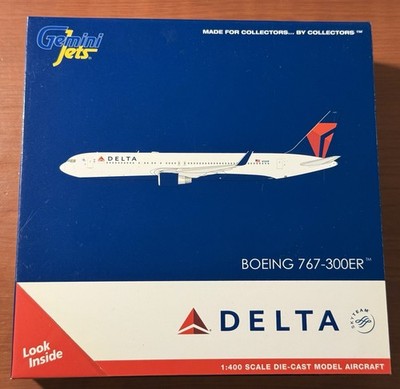 Delta Airlines Boeing 767-300ER N1201P 1:400 Geminijets *Read Description*
