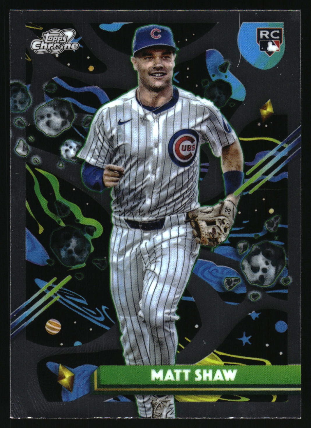 2025 Topps Cosmic Chrome Matt Shaw #35 Baseball Card