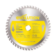 Evolution 185BLADESSN Stainless Steel Cutting Saw Blade, 7-1/4 Inch X 48-Tooth