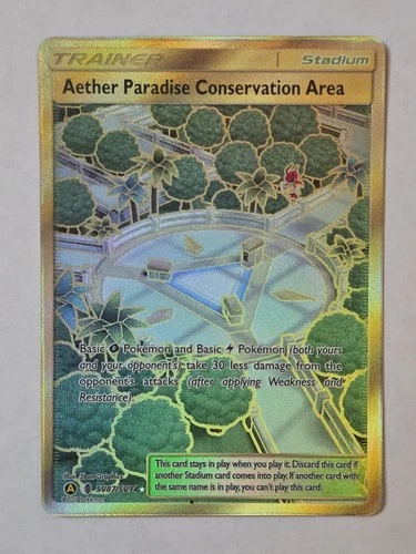 Aether Paradise Conservation Area SV87/SV94 Hidden Fates: Shiny Vault Holo