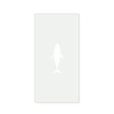 Humpback Whale Reusable Mylar Stencil, 10 mil Plastic Paint Stencil for Crafts a