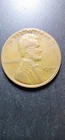 1944 Wheat Penny No Mint Mark 'L' On Rim Error Circulated 'W' On Rim Circulated