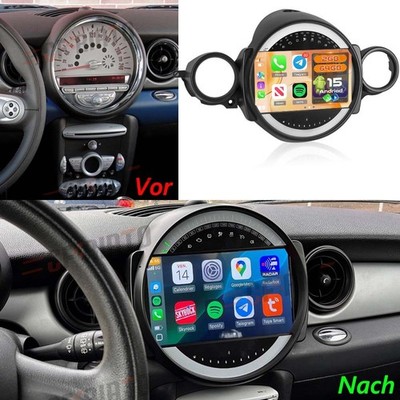 Für BMW Mini Cooper R56 2007-2013 Android 15 Car Play Autoradio Navi DSP 2G+64GB