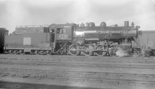Canadian National Rly. CNR #2730 Saskatoon SK. April 1952