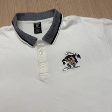 Vintage 90s Taz Tasmanian Devil Golf Polo Mens LARGE Warner Bros Studio Store
