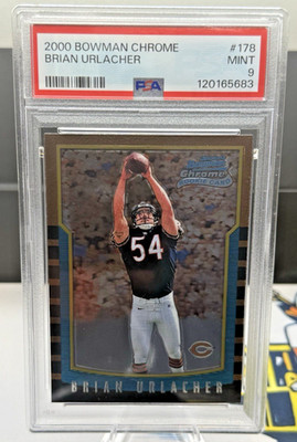 2000 Bowman Chrome Brian Urlacher #178 PSA 9 Rookie Bears