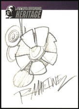 2004 Topps Heritage Star Wars Artist Sketch Card Randy Martinez 1/1 Auto