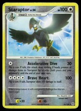 Staraptor 16/130 Reverse Holo Rare Diamond & Pearl Pokemon MP on eBay