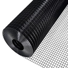 Black Hardware Cloth Roll 1/2 inch 24 inch x 100 Foot - Chicken Wire Fence Ro... 1.29 per foot