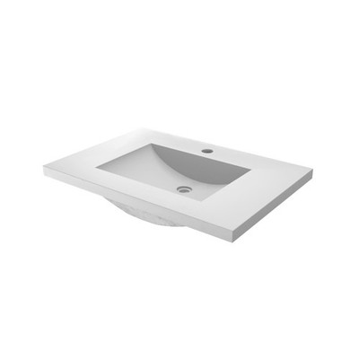 Native Trails NSVNT30-1 Pearl Palomar 30'' Engineered Stone Vanity Top