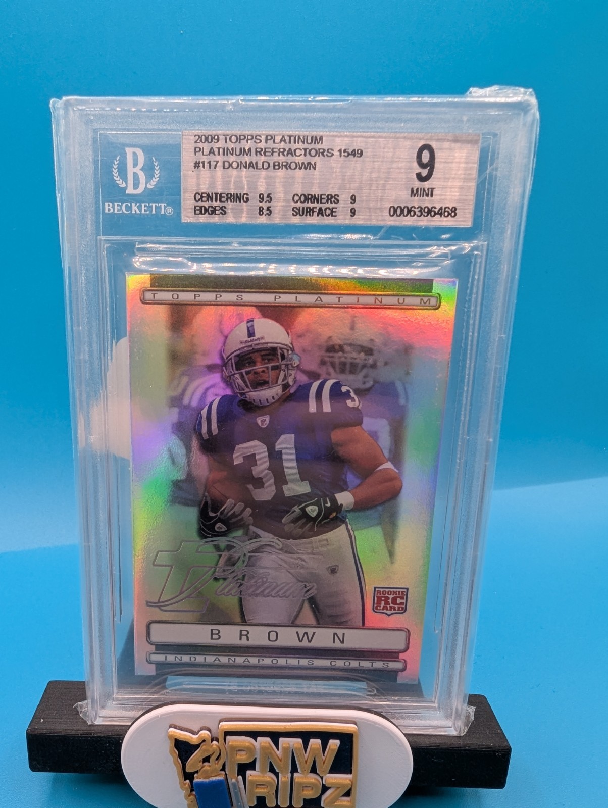 Donald Brown Topps Platinum #117 Base