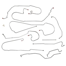 Brake Line Kit Complete 1999-02 Silverado Sierra 1500 4wd Ext Cab Stainless