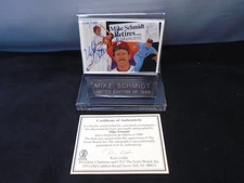1990 Upper Deck Mike Schmidt Retires Card 20 Signed Autograph 1526/1989 w/ COA
