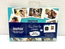 New Instax Fujifilm Mini Instant Film Scratch Off Activity Book Photo Fun 5 X 7