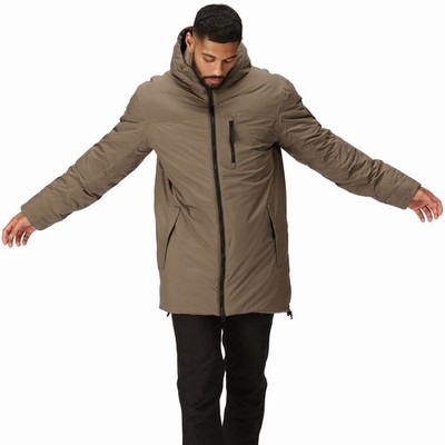 Regatta Herren Yewbank II Hooded Waterproof Outdoor Winter Park Jacke - Crocodile