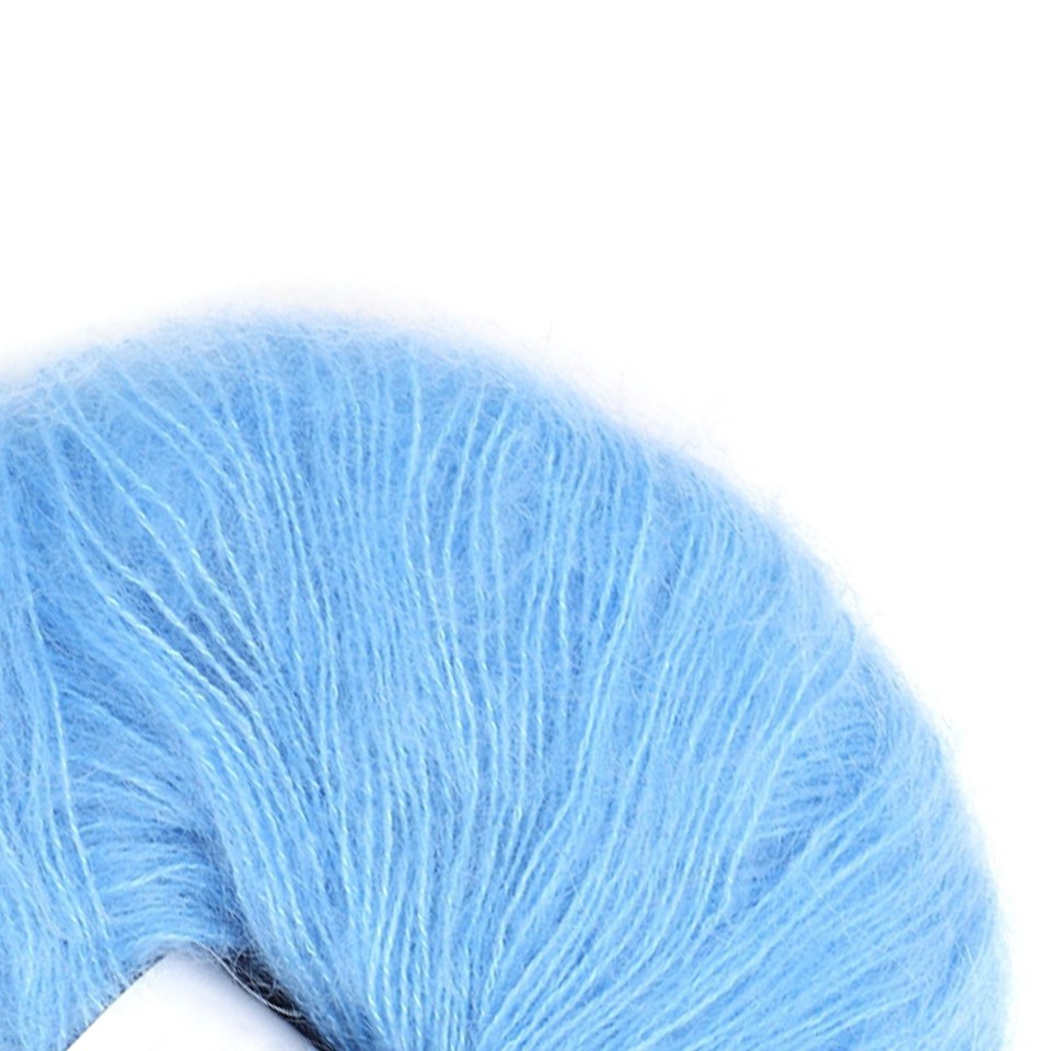 Soft Angora Mohair Knitting Yarn - 12 Color Options For Crochet & Weaving Projects