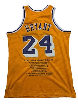 ウェア 046081 NBA LAKERS BRYANT Mitchell&Ness Mitchell Ness Authentic 2007-08 LA Lakers Kobe Bryant 60TH