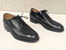 John Land Royal Navy Black Leather Dress Uniform Parade Service Shoes Mens UK 10