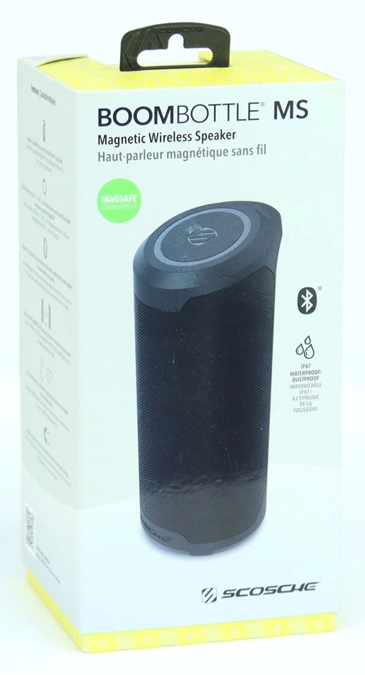 NUEVO Altavoz magnético inalámbrico Blurtooth Scosche BTMSMSC1 BoomBottle MS Magsafe Foto 3 de 4