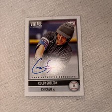 2026 Onyx Baseball Colby Shelton On Card Auto #/880 Chicago White Sox