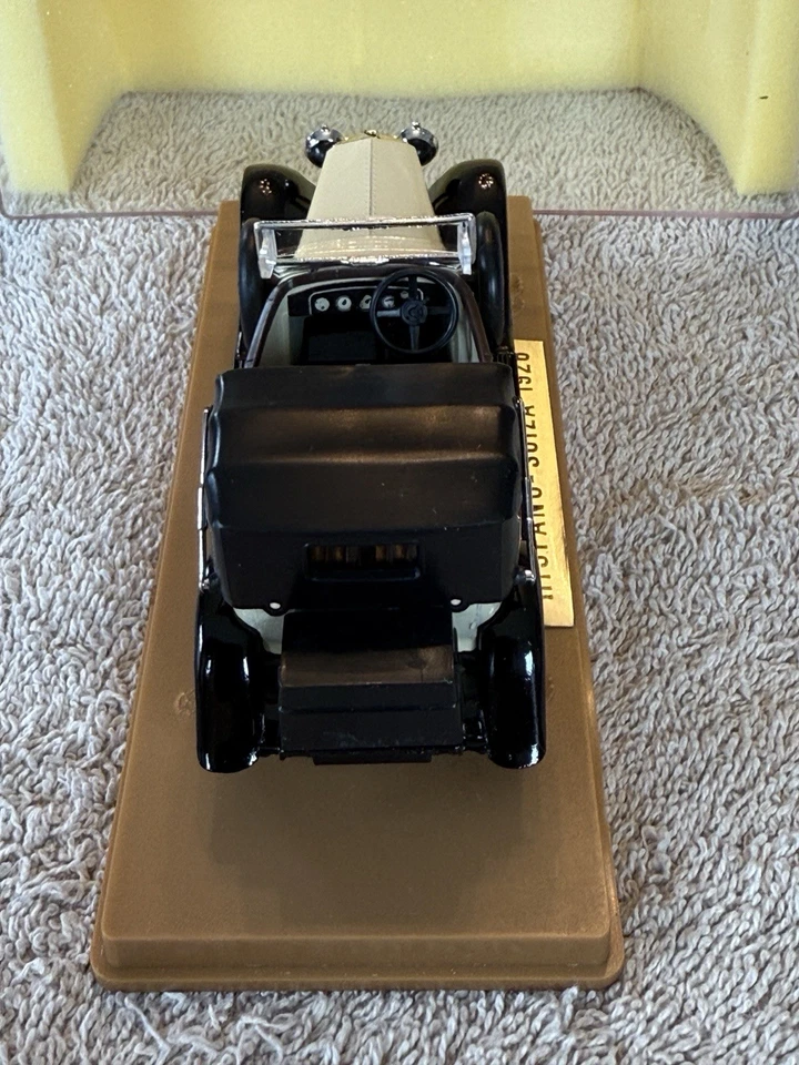 Coche modelo diecast amarillo 6 cilindros Solido.France Hispano Suiza H6B 1926 en caja Foto 4 de 4