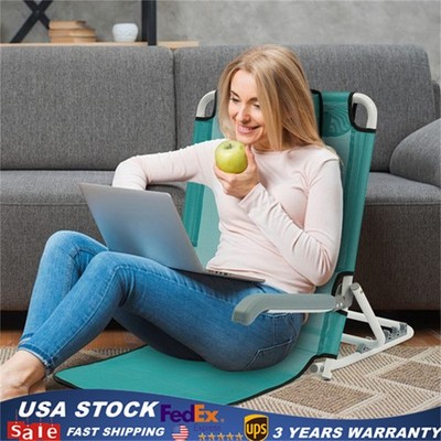Foldable Adjustable Bed Backrest Support Sit-up Back Rest Bed Chair 198.42 lbs