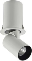 Moderne 1X7W/Led Spots, 505Lm, 3000K, IP20, Weiss Und Schwarz