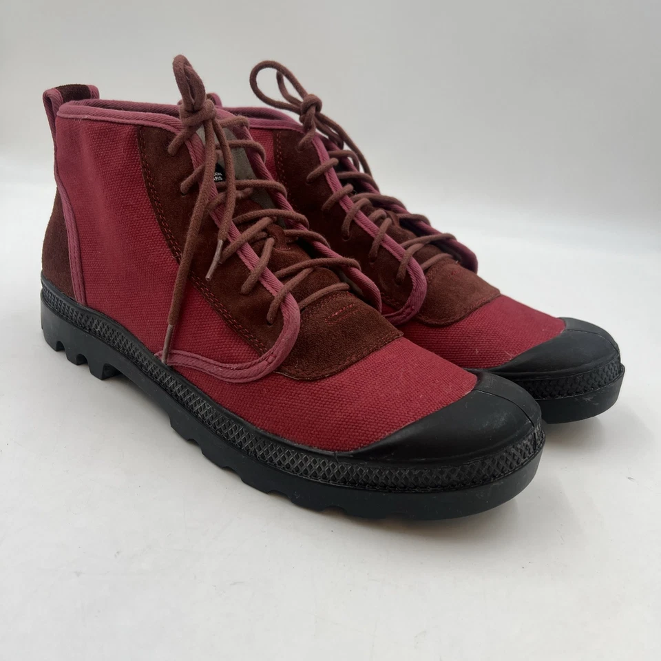 Stussy Deluxe X Palladium Masculino Tamanho 11 Pampa Pimenta Média Rara Excelente Estado Usado - Imagem 2 de 4