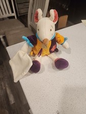 Doudou Et Compagnie Paris Mouse Plush Hawai Toy HTF 11" France Soft