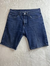 Wrangler - Dark Denim Shorts - Men's Size 30 - Relaxed Fit - 9" In Seam