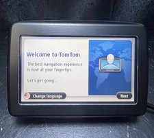 TomTom Vehicle GPS 5" Screen, Black, Tested w/ Power Adapter Bundle EV42 Z1230