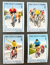 Romania 1986 Bicycle Racing Stamps MNH Tour of Romania Cycling Complete Set 4 VF