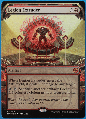 Legion Extruder Showcase FOIL Outlaws of Thunder Junction Big Score NM 504525 - Picture 1 of 2