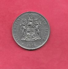 SOUTH AFRICA KM88a 1978 VF-VERY FINE CIRCULATED OLD VINTAGE 1 RAND COIN