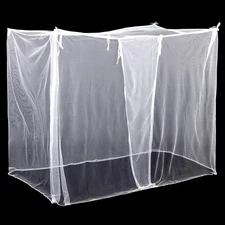 Mindsoft 4 Corners Mosquito Net for Mosquiteros para Camas Bed Canopies Netti...
