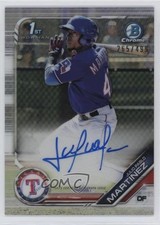 2019 Bowman Chrome Prospect Refractor 265/499 Julio Pablo Martinez Auto 1bf5