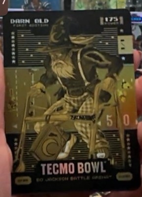 Darn Old Sam Darnold 1/1 Bo Jackson Battle Arena 175 Power Super Tecmo Bowl