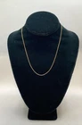 14K/13K Yellow Gold Rope Chain Necklace 18" 1.3g