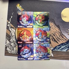 Eif origin Pokemon Gameboy Lenticular Set Of 6 Rares