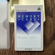 Sony 64KB SRAM Memory
