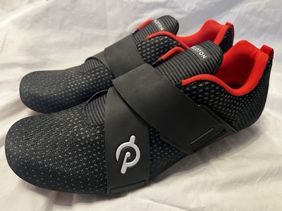 Peloton Altos 12 Mens Cycling Shoes Black Red Cleats  display picture 3