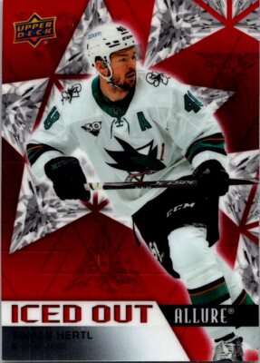 2021-22 Upper Deck Allure - 1917 Shield #IO-10 Tomas Hertl Iced Out