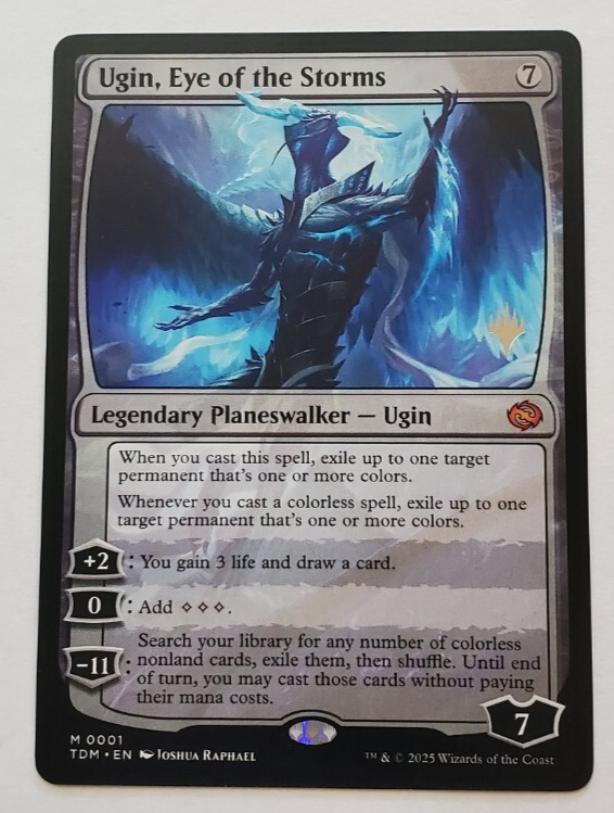 1x Ugin, Eye of the Storms Promo Non-Foil Tarkir: Dragonstorm MTG
