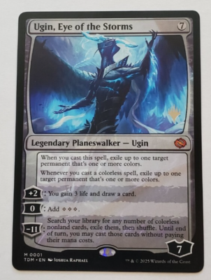 1x Ugin, Eye of the Storms Promo Non-Foil Tarkir: Dragonstorm MTG