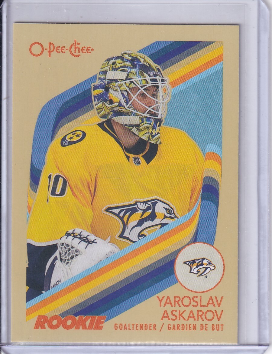 2023-24 O-Pee-Chee Rookie Retro #541 Yaroslav Askarov - Nashville Predators
