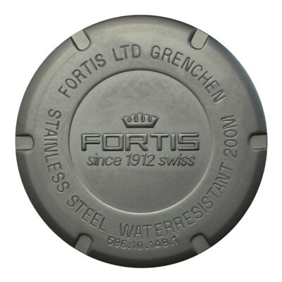 Genuine FORTIS case back, sandblasted, for Flieger
