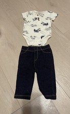 Pekkle 3 M baby boy jeans and top 2 pieces