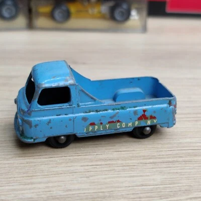 VOITURE MATCHBOX LESNEY MOKO MORRIS J2 PICK-UP N°60 BLEU - Photo 1/4