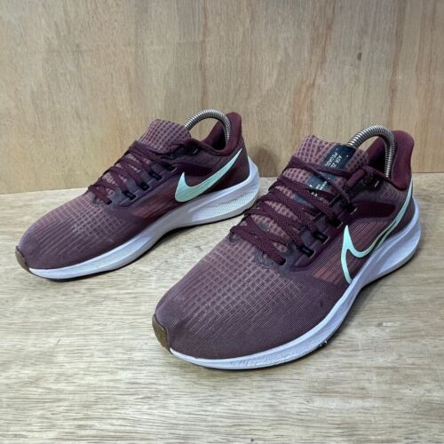 Nike Air Zoom Pegasus 39 Running Shoes Women's 8.5 Burgundy Athletic Sneakers
